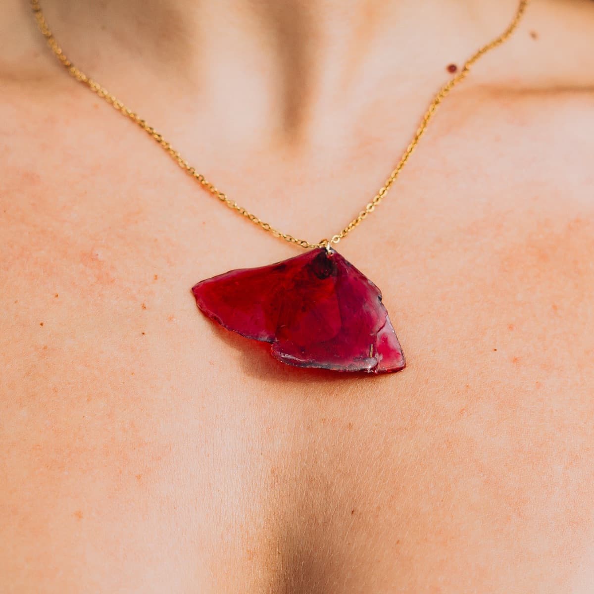 Colgante Pétalo Rojo